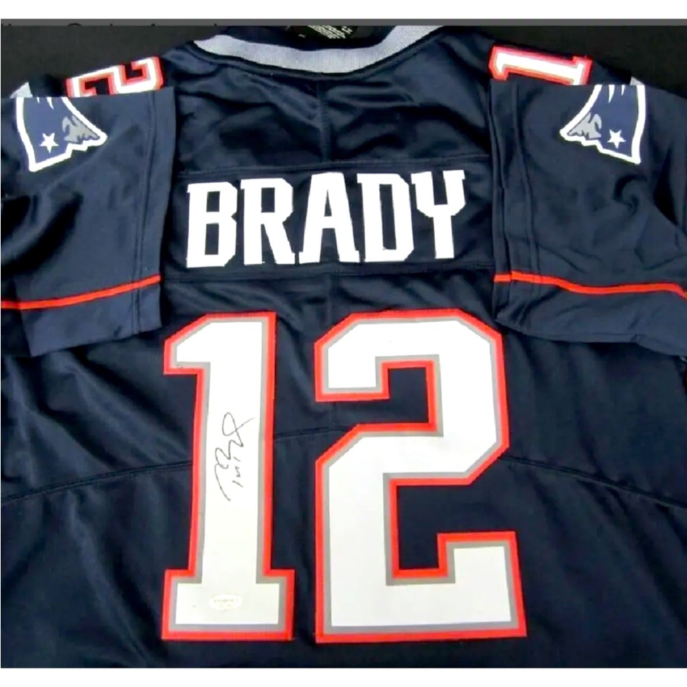 Tom Brady Patriots Signed Jersey